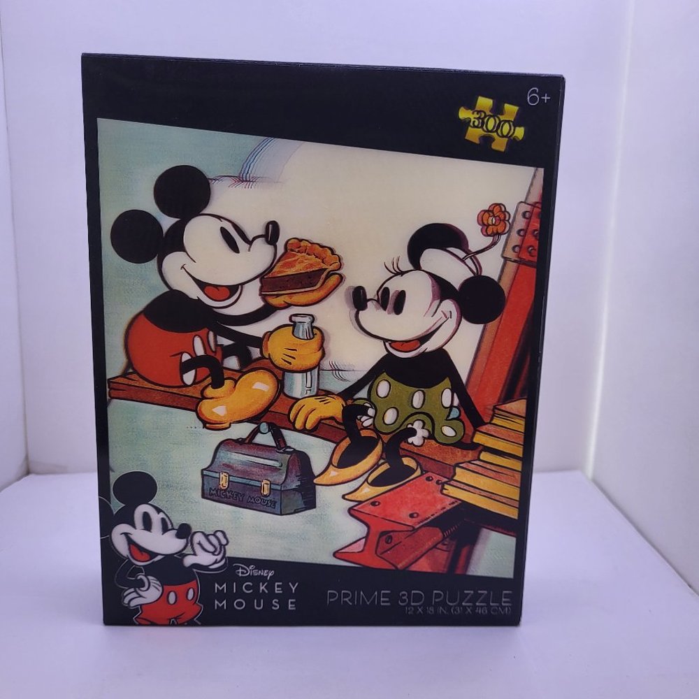 DISNEY MICKEY MOUSE PRIME 3D IRON WORKER PUZZLE 300 Pieces Finished Size 12"x18"